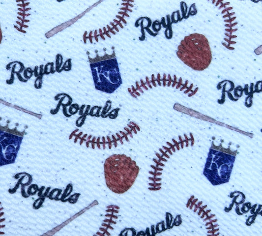 KC Royals Fabric Bows